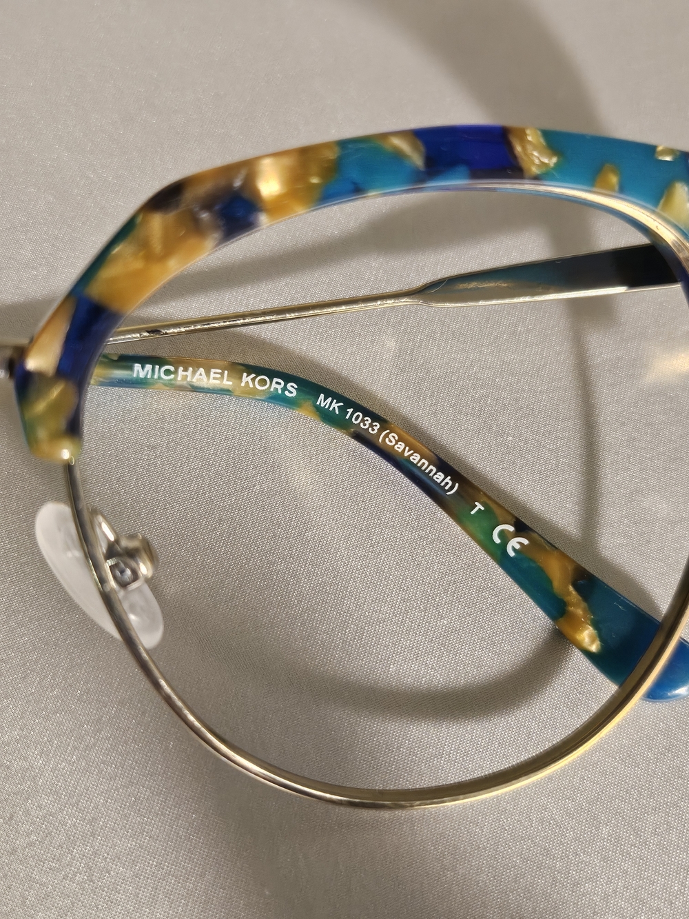 Michael Kors Blue Green Tortoiseshell Cat-Eye Glasses - Women Accessories - Picture 4 of 8
